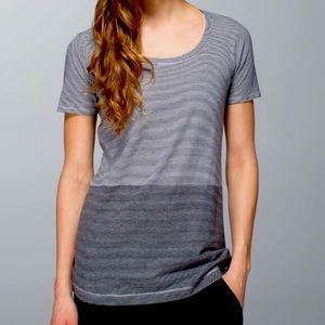 Lululemon Every Yogi Striped Tee